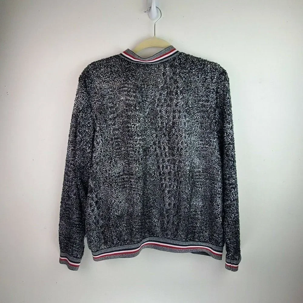 Zoe By Michael Phillips Jacket XXL Black & Silver - Picture 8 of 11